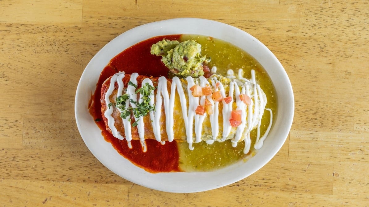 Vegetarian Burrito.